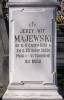 Grave of Jerzy Wit Majewski, died in 1909